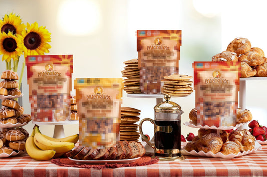 A breakfast buffet of new granola varieties!