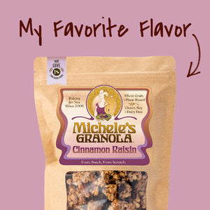 My favorite flavor is Cinnamon Raisin Granola
